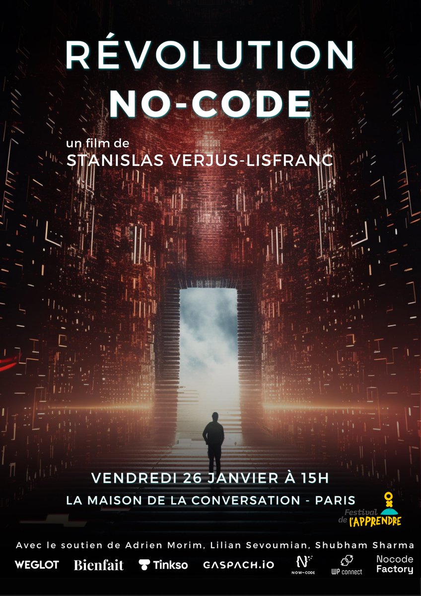 Stan Verjus (@stanverju) on Twitter photo 🦦 Tres content de vous annoncer que mon documentaire est sélectionné à la programmation du festival de l’apprendre et qu’il est prévu une projection à <a href="/IciConversation/">La Maison de la conversation</a> le vendredi 26 janvier à 15h 👀
Lien d’inscription en desssouuus 🦦 Tres content de vous annoncer que mon documentaire est sélectionné à la programmation du festival de l’apprendre et qu’il est prévu une projection à <a href="/IciConversation/">La Maison de la conversation</a> le vendredi 26 janvier à 15h 👀
Lien d’inscription en desssouuus