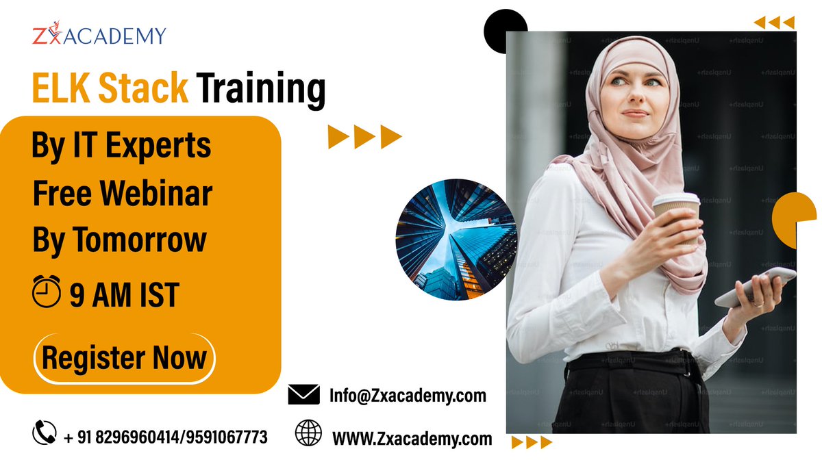 zx_academy's tweet photo. Join Now at Zx Academy's free Demo ELK Stack Training!
For More Details: https://t.co/7XTPB8vqKu
Contact: - +91 82969 60414
Email Id: info@ZxAcademy.com
Visit our Website: https://t.co/qnimomyQ70
#zxacademy #ELKStackTraining #ELKStack #ELKStack #VirtualTrainings https://t.co/Bpx8izjy7P