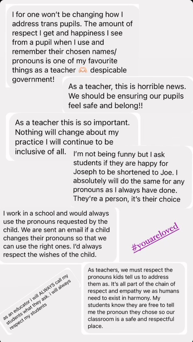 IndiaWilloughby's tweet photo. Fuck you Kemi Badenoch and the rest of the weirdo terfs . Thank you teachers ❤️🏳️‍⚧️✊#TransRights #Trans #RightSideOfHistory #ProtectTransKids #MayoPotato https://t.co/Bf4AYX4WRj