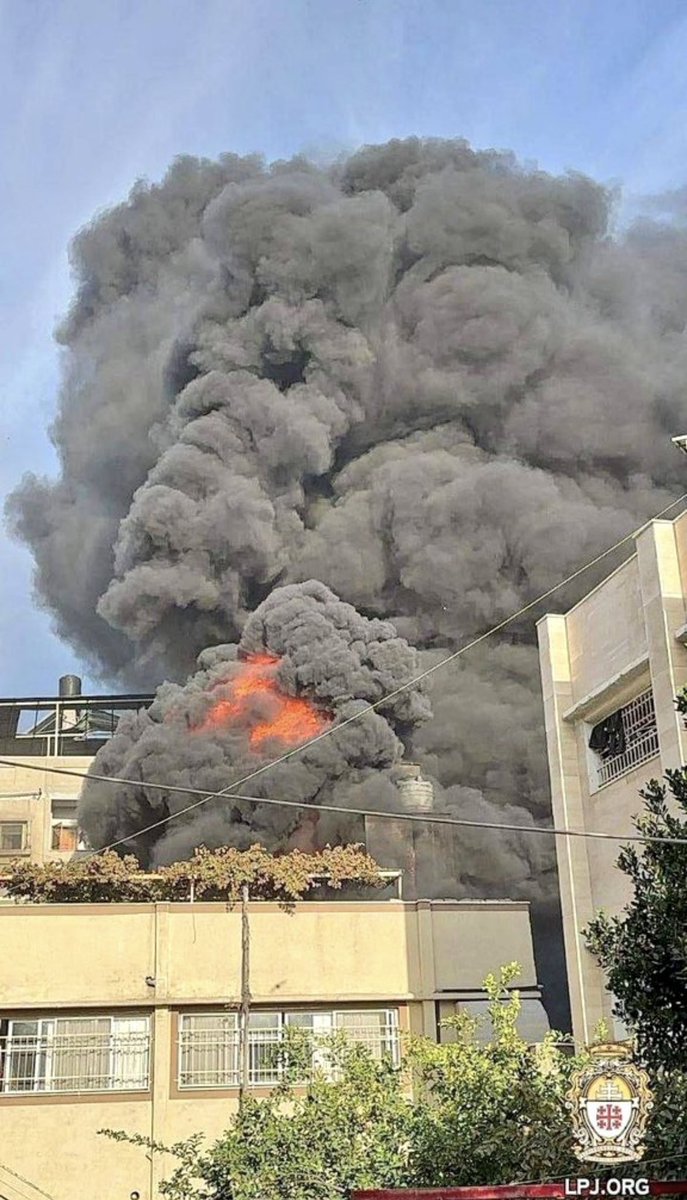 BREAKING: ISRAEL BOMBING THE LATIN MONASTERY CHURCH AND THE HOUSE OF MOTHER TERESA’S NUNS IN GAZA

This is why they claimed there were no churches in Gaza, because they plan to eliminate them all.
