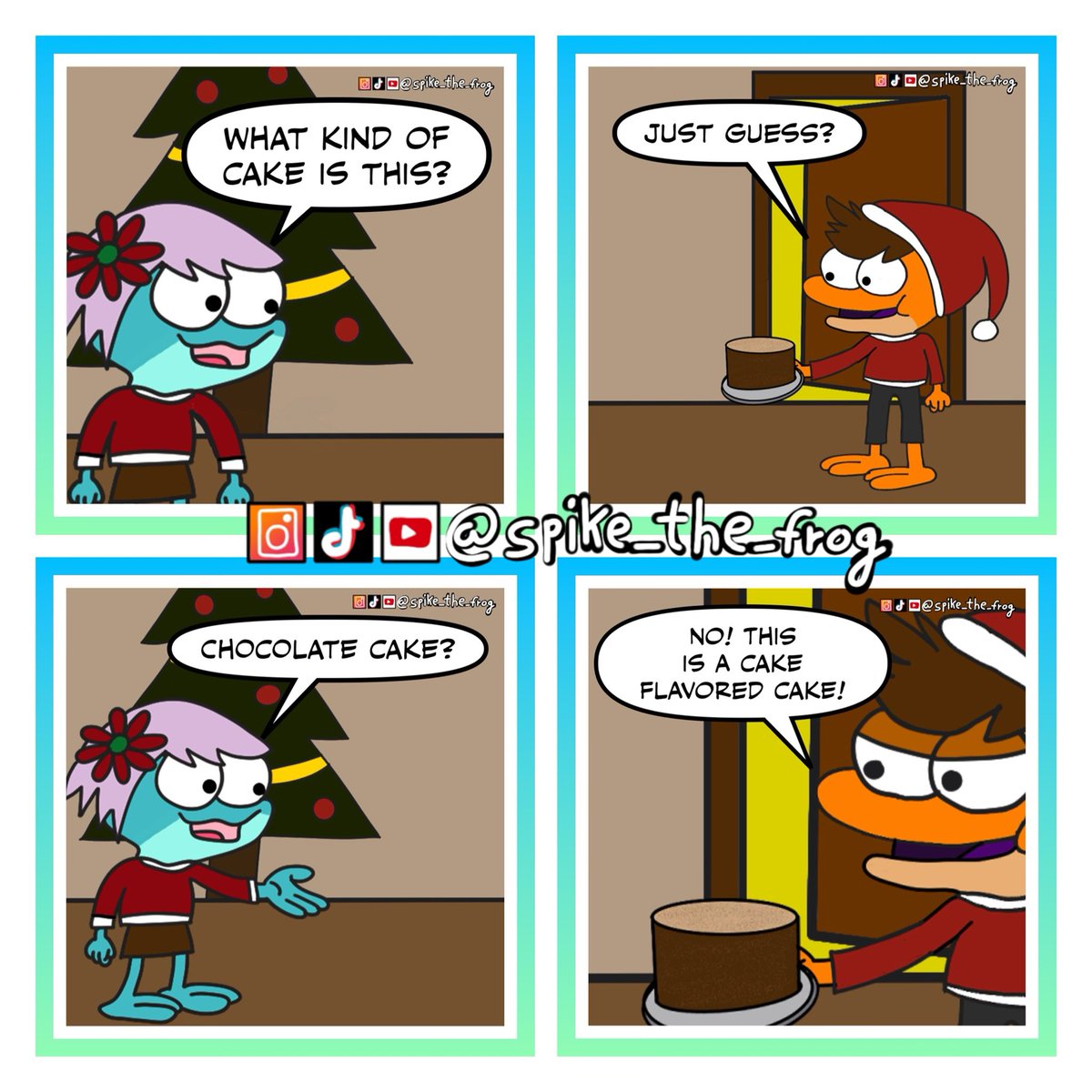 spike_the_frog's tweet image. Yummy with cake flavor!❤️🍰  #ilovecake #cakeflavor #froggy #amphibia