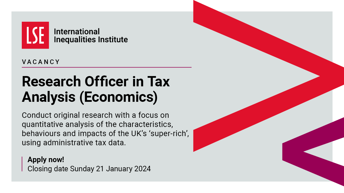 🚀 Exciting Opportunity Alert! Join our dynamic team at the III as a Research Officer in Tax Analysis! 📊Dive into cutting-edge research, working with @arunadvaniecon and @Summers_AD. Apply now👇 🔗ow.ly/EVcu50Qky8W