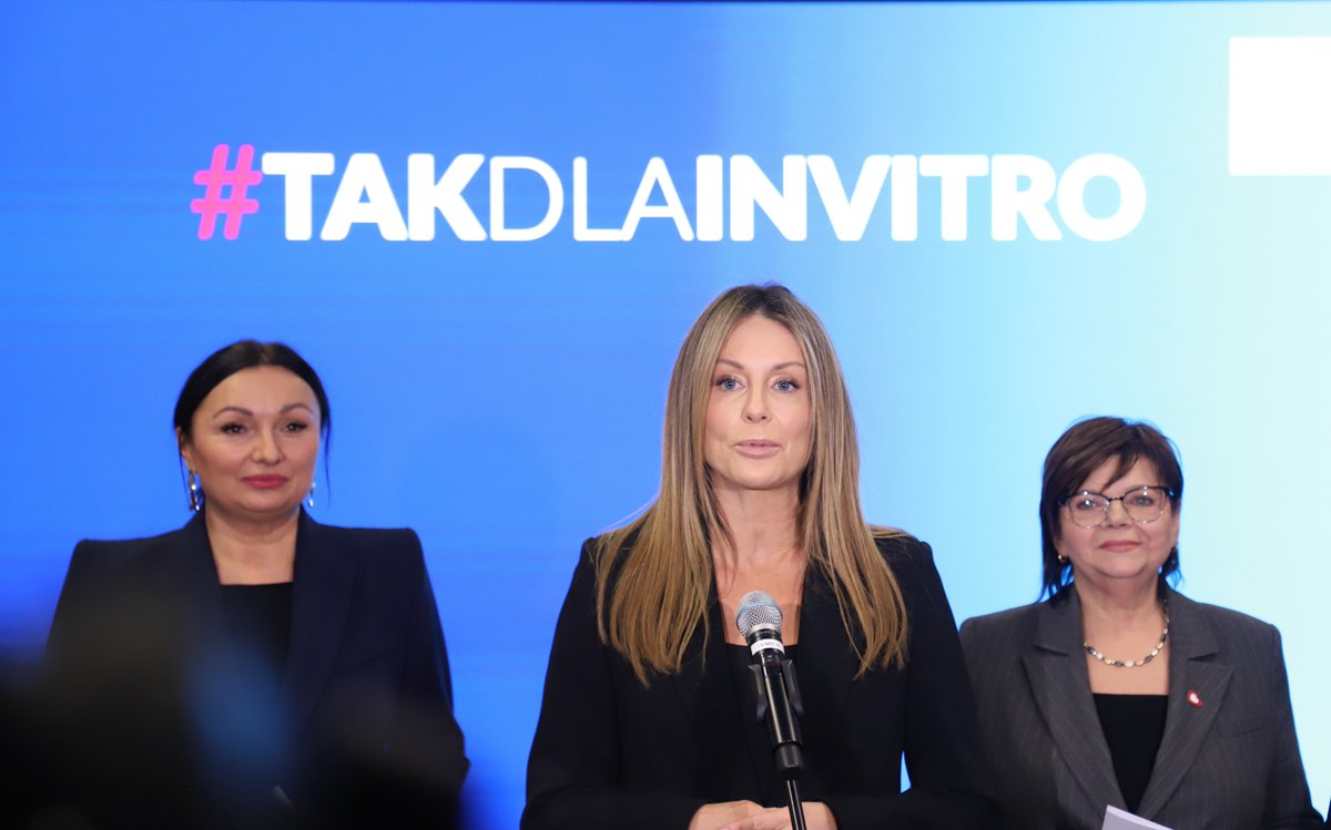 Małgorzata Rozenek-Majdan podczas konferencji #TakDlaInvitro: 
💬  W imieniu środowisk związanych z ustawą bardzo dziękuję, że możemy się tutaj spotkać. Ustawa wejdzie w życie 1 czerwca i mamy już zabezpieczone finansowanie. Trudno byłoby sobie wyobrazić lepszy prezent na Dzień…