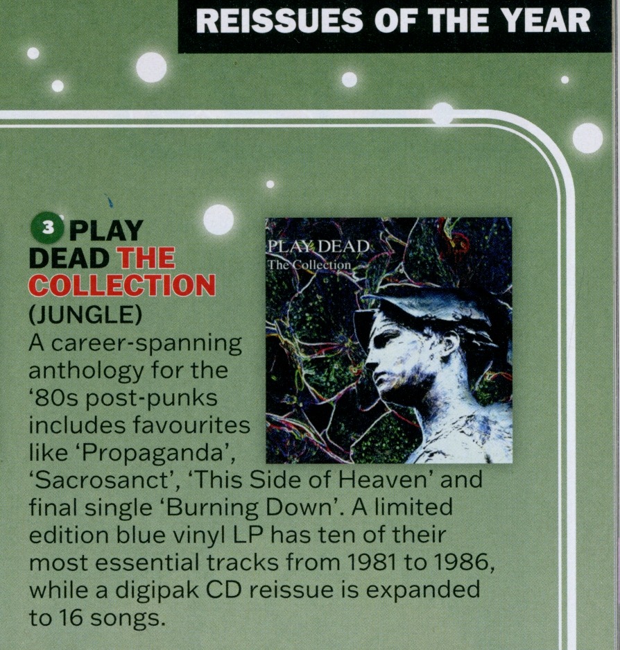 CompanyOJustice's tweet photo. Many thanks to @ViveLeRock1 for placing 'The Collection' at #3 in their Reissues Of The Year round up. The new issue, containing 116 pages of essential reading is in the shops now.
'The Collection' can be ordered directly from the @JungleRecords webstore https://t.co/okWvicNP86 https://t.co/CLXF9zKdTo