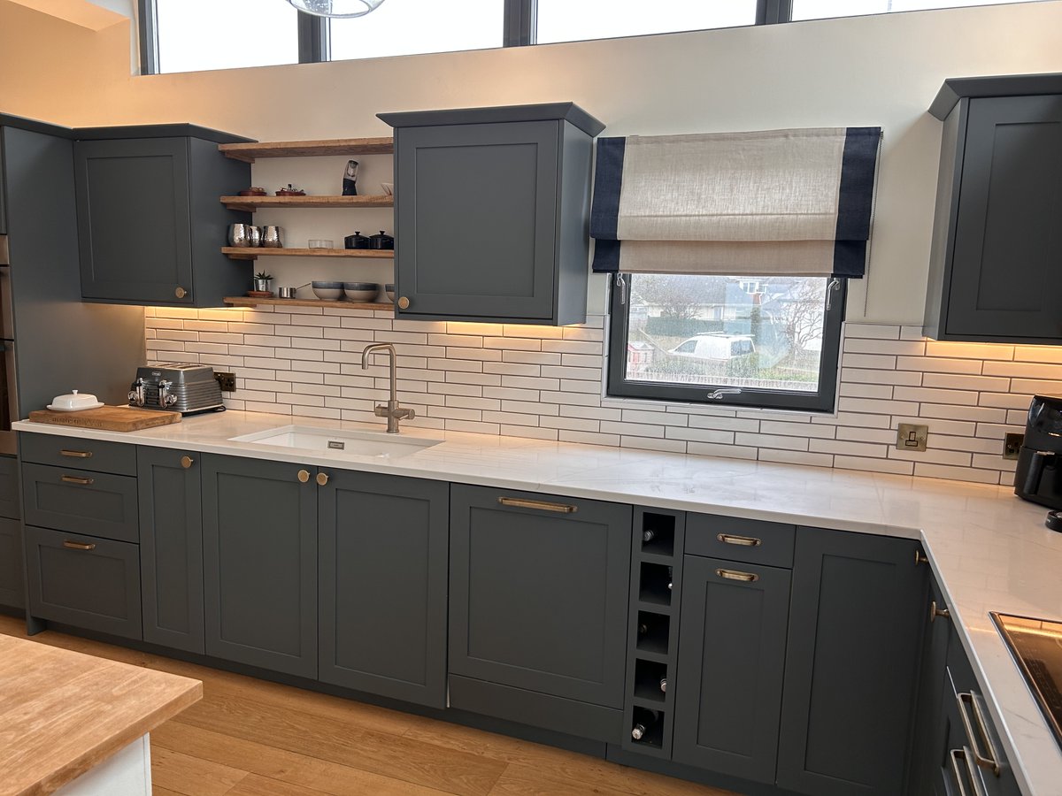 “We just wanted to say how delighted we are with the support and guidance we received from you, the attention to detail and the quality of product' diyluxurykitchens.co.uk/Customer-Photo… #kitchenremodeling #kitchendesign #renovation