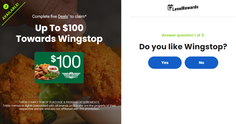Towards Wingstop! Will you like to get free Towards Wingstop! answar 3 quetions and get free ,Towards Wingstop Go to: shorturl.at/fuyK7