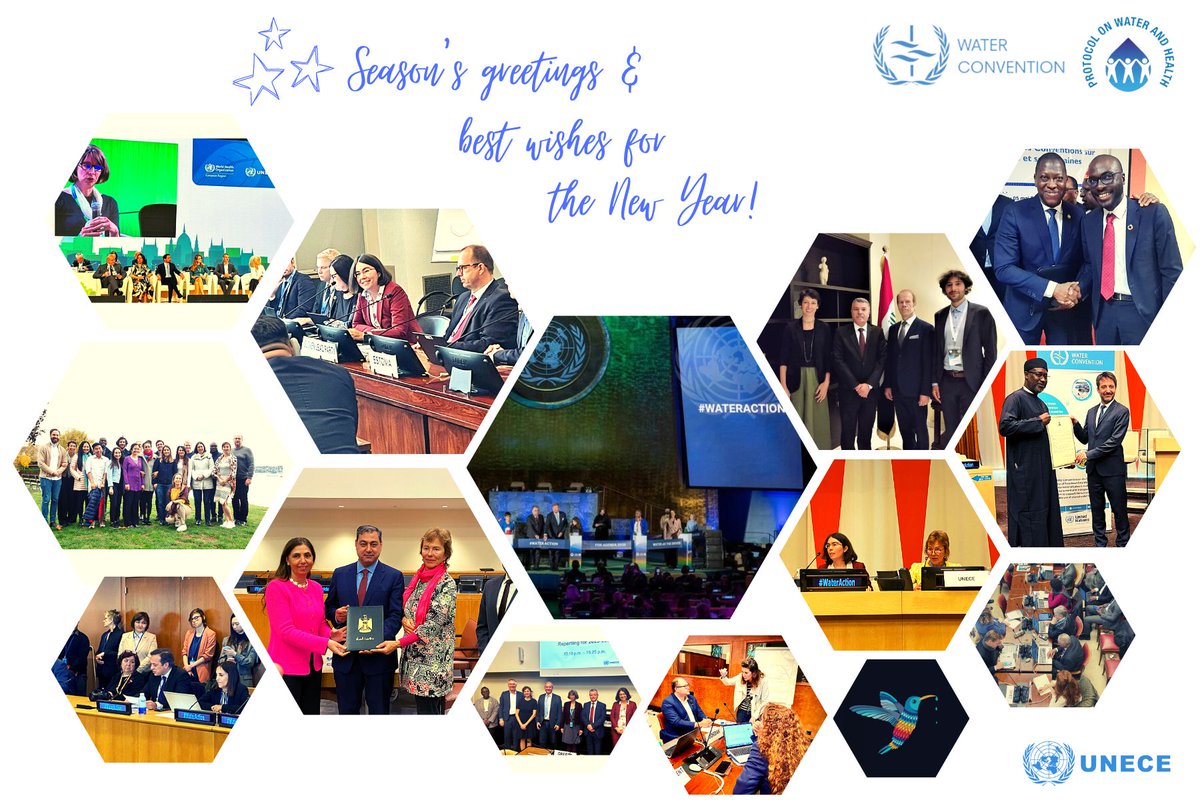 💧As we bid farewell to 2023, a ❤️-felt thank you to all for your support in advancing transboundary water cooperation!🤝 In 2023, we welcomed Nigeria, Iraq, Namibia, Panama & the Gambia as new Parties. 🌍 The momentum continues, with 20+ countries in the accession process! 🚀