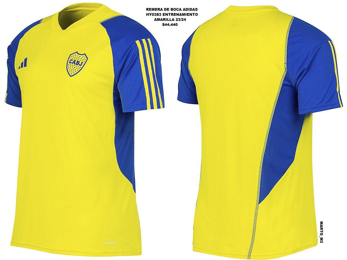 adidas Camiseta Alternativa Authentic Boca Juniors 23/24 - Amarillo