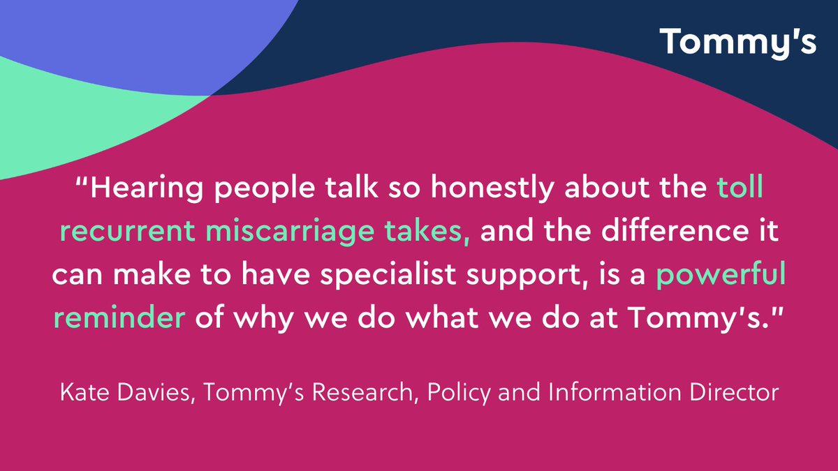 “This study highlights very clearly the painful & far-reaching impact of recurrent miscarriage.' It's essential parents get extra support when going through pregnancy after recurrent miscarriage, says a new study led by Tommy's Prof @s_quenby. Read more: bit.ly/41xpGZp