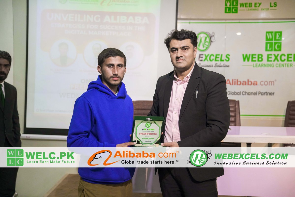 web_excels's tweet image. Glimpses of One Day Free Alibaba Seminar at Web Excels Sialkot.
The CEO of Opine Impex, Mr. Zaid Hussain, spoke at our seminar today on Alibaba and its importance in the contemporary world.
#webexcels #sialkot #pakistan