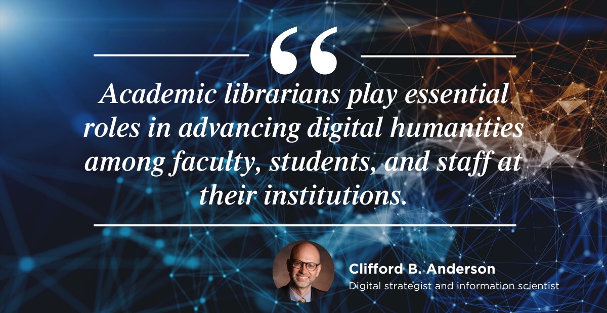 Digitization is fundamentally changing the research landscape in the humanities. Academic librarians have a vital role to play in this process, but how so? @andersoncliffb provides the answers on our blog! 🔗 blog.degruyter.com/how-academic-l…