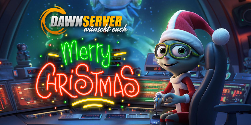 Hallo Community! Danke, dass ihr 2023 mit uns durch fantastische Gaming-Welten gereist seid. Euer Enthusiasmus macht uns stolz auf unsere Gameserver. Selbst im Weihnachtstrubel halten wir eure Server am Laufen. Feiert schön! Cheers, Das Team von dawn-server.de