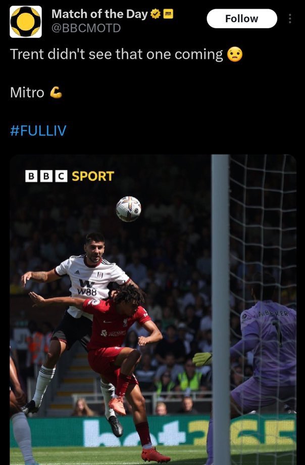 SamueILFC's tweet photo. The hypocrisy from BBC is staggering. 🙄 https://t.co/r7PilPT3OO