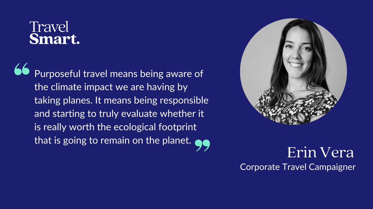 🗯️More than 10h flight for a 2h meeting? No, thank you A self-confessed former frequent flyer, @ErinVera1 explains how she realised that #BusinessFlying no longer made sense She is not alone. Half of global companies cut their flights in two since Covid👉travelsmartcampaign.org/library/more-t…