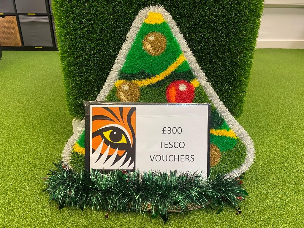 Continuing our support for the local community this Christmas, we donated £300 worth of Tesco vouchers to our local food bank. If you would like to support your local food bank, you can do so here: trusselltrust.org