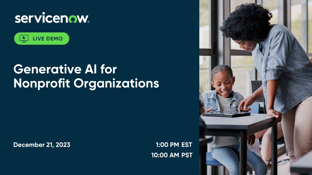 Nonprofit colleagues: Tomorrow, see how to transform experiences with Generative AI. Register here:
spr.ly/6014RVJ9M