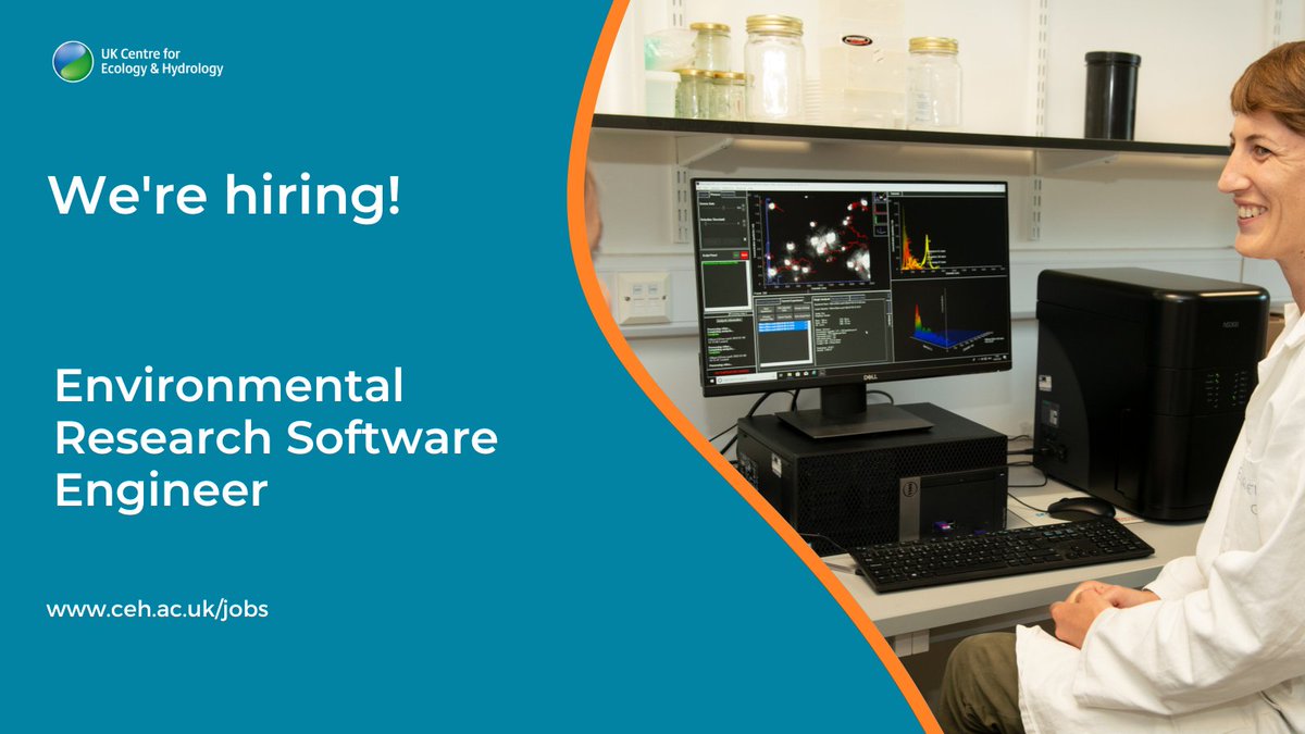 📢New vacancy! Environmental Research Software Engineer
You'll be working with a team of developers, data scientists and technicians to design, develop and maintain environmental data systems and implement machine learning workflows.

Find out more: ceh.wd3.myworkdayjobs.com/en-US/CEH_Care…
