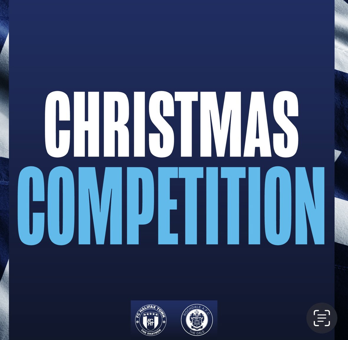 🤞 COMPETITION TIME |

We’re giving away two FREE tickets to Saturday’s derby against Rochdale. 

To enter you must:
- Like this post 
- Reshare this post 

The winner will be announced tomorrow night, good luck!

#Shaymen | AL