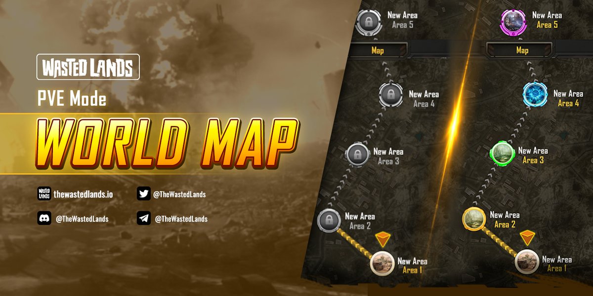 ⁉️⁉️In which area of The Wasted Lands are you located⁉️⁉️ Join our PVE mode & Meet fiercer-than-ever enemies 📎Google Play play.google.com/store/apps/det… 📎App Store apps.apple.com/app/the-wasted… #PVE #TWL #WAL