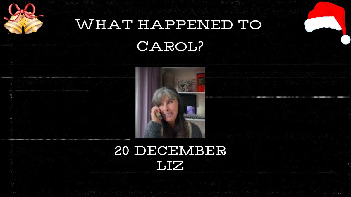Midday. Day 20. And we have some breaking news that will change the whole course of the Carol investigation.

Liz has made a discovery...

youtu.be/ZksxdUoVA6U

with <a href="/AnneMarieHughes/">Anne-Marie Hughes</a> as Liz.