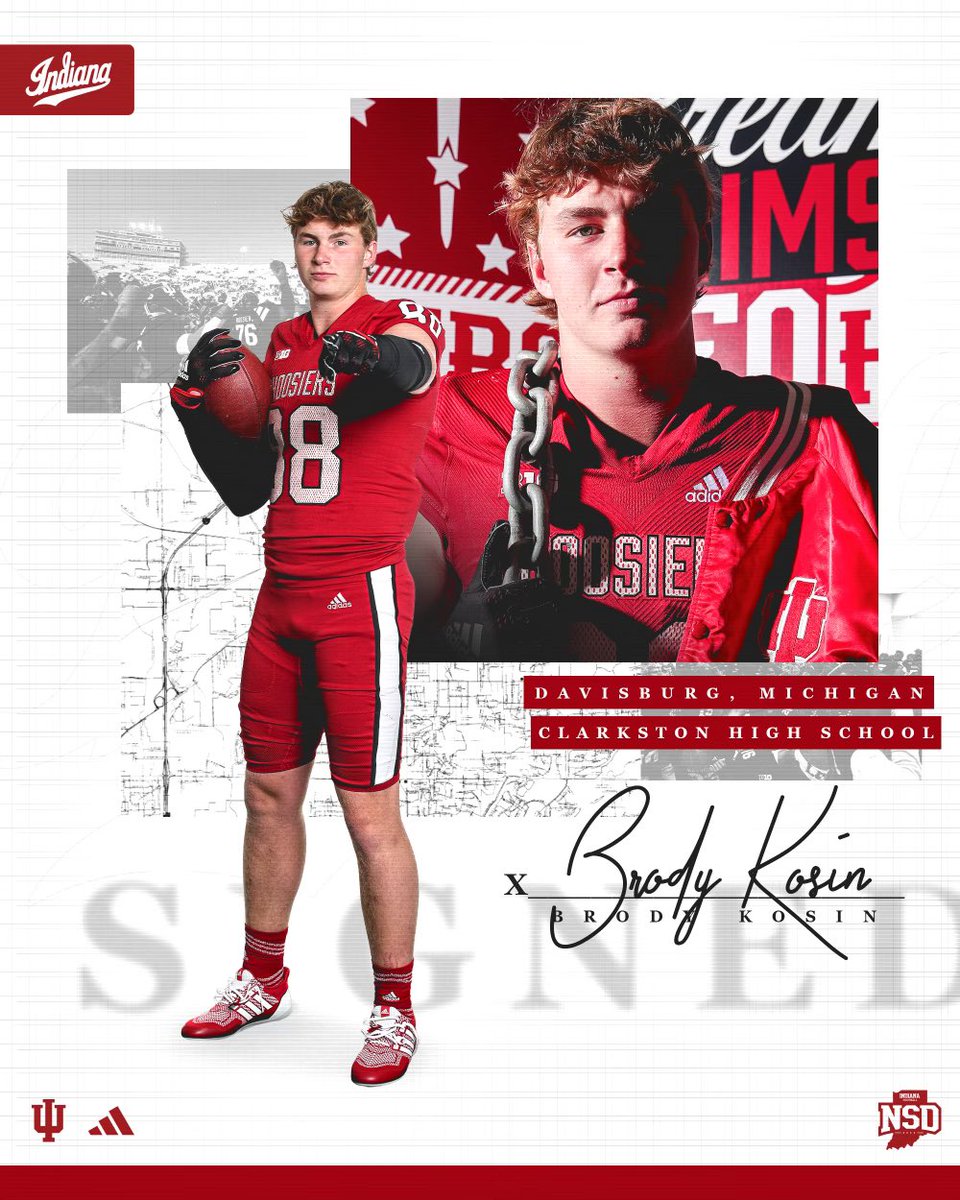 It’s official 🅱️-town! Let’s get to work!! @IndianaFootball