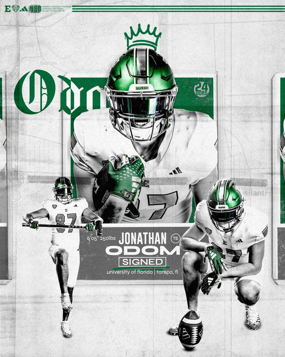 He can run, he can catch, he can block...
he can do it ALL!

Jonathan Odom is an EAGLE!

#ETOUGH ⛓️ #24OURS