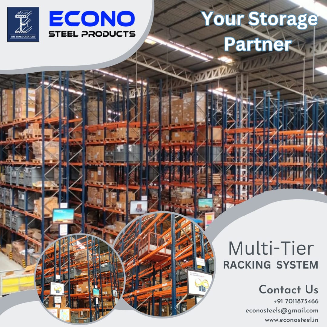 EconoSteel's tweet image. Maximize strength, optimize space! Econo Steels Products introduces Heavy Duty Racks, the epitome of durability and organization. Elevate your storage game with racks that stand the test of time. 💪🏢🔐 #EconoSteels #HeavyDutyRacks #OptimizedStorage #MezzanineFloor #PalletRacks
