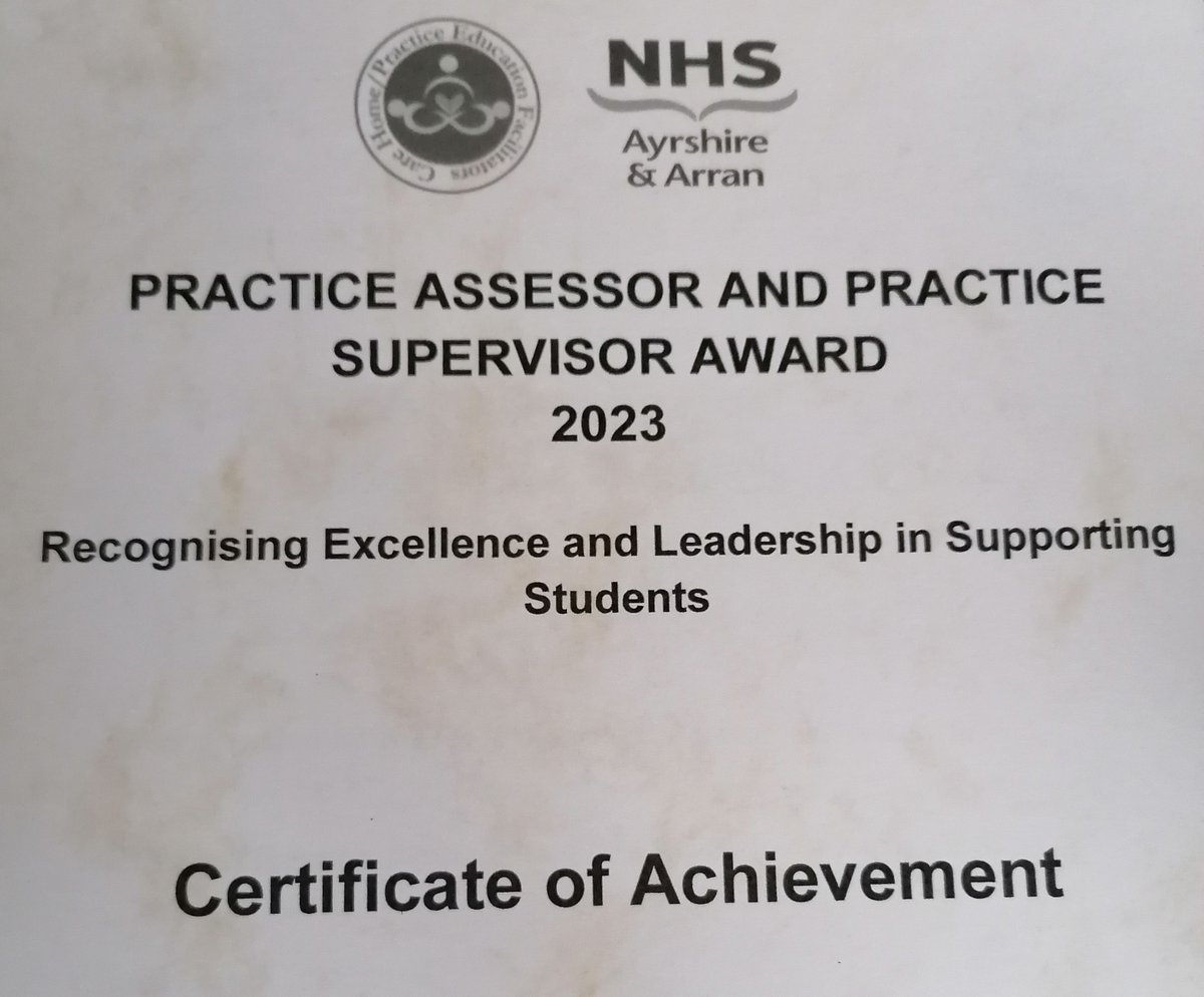 Our completing Year 3 students nominated Practice Assessors/Practice Supervisors/Teams who had been an inspiration to them during their nursing/midwifery programmes of education. We are awarding certificates along with your feedback to all those nominated. Well done❤️