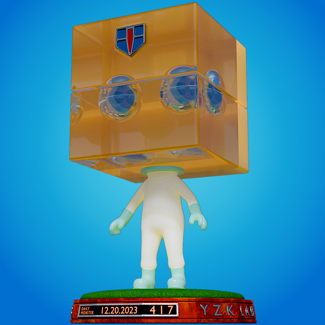 Daily Monster :
DM417
#daily_monster #cube #box #jade #ivory #yzklab #fotocat #3dillustration #3dcharacter