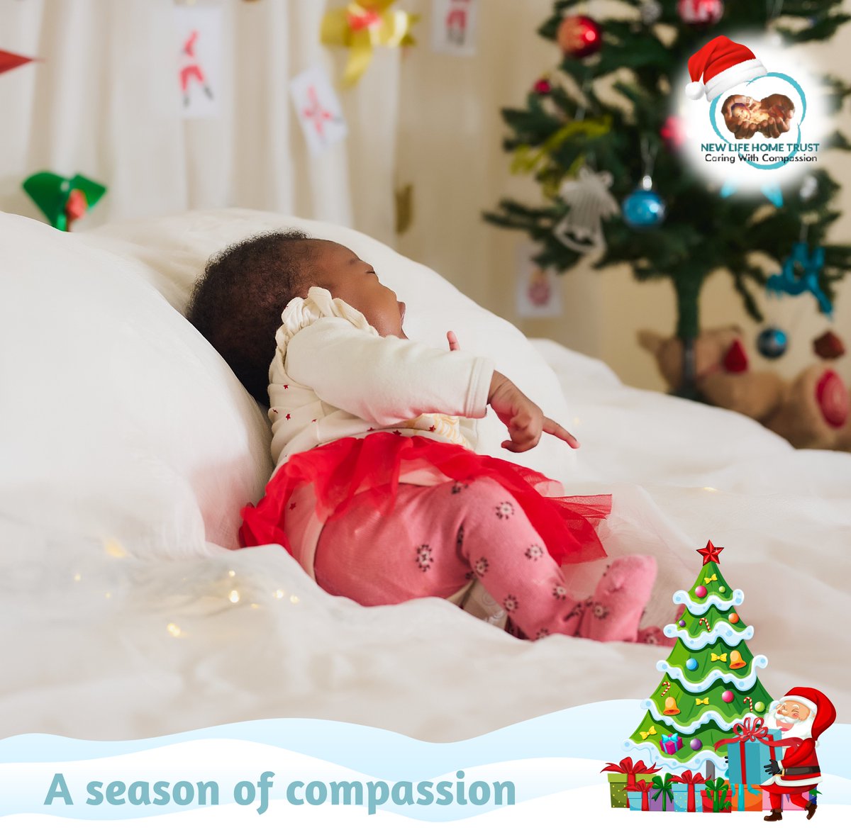 NewLifeHomeKE's tweet photo. Jingle all the way with this pint-sized bundle of joy!🎄🌟✨
#PamojaTwajali #ASeasonOfGiving https://t.co/wlcLXdBUfe