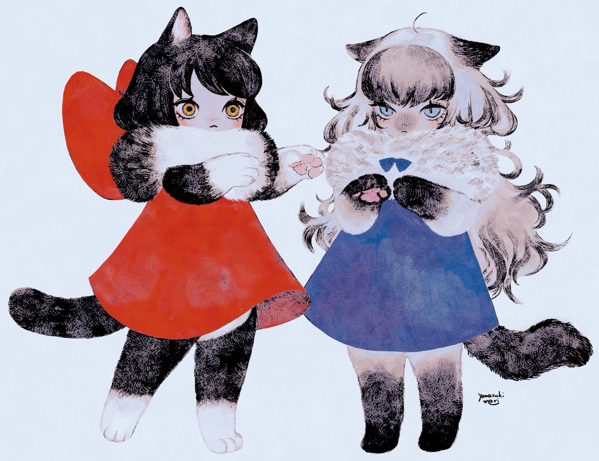 「May &amp; Mmy 」|山月まり Mari Yamazukiのイラスト