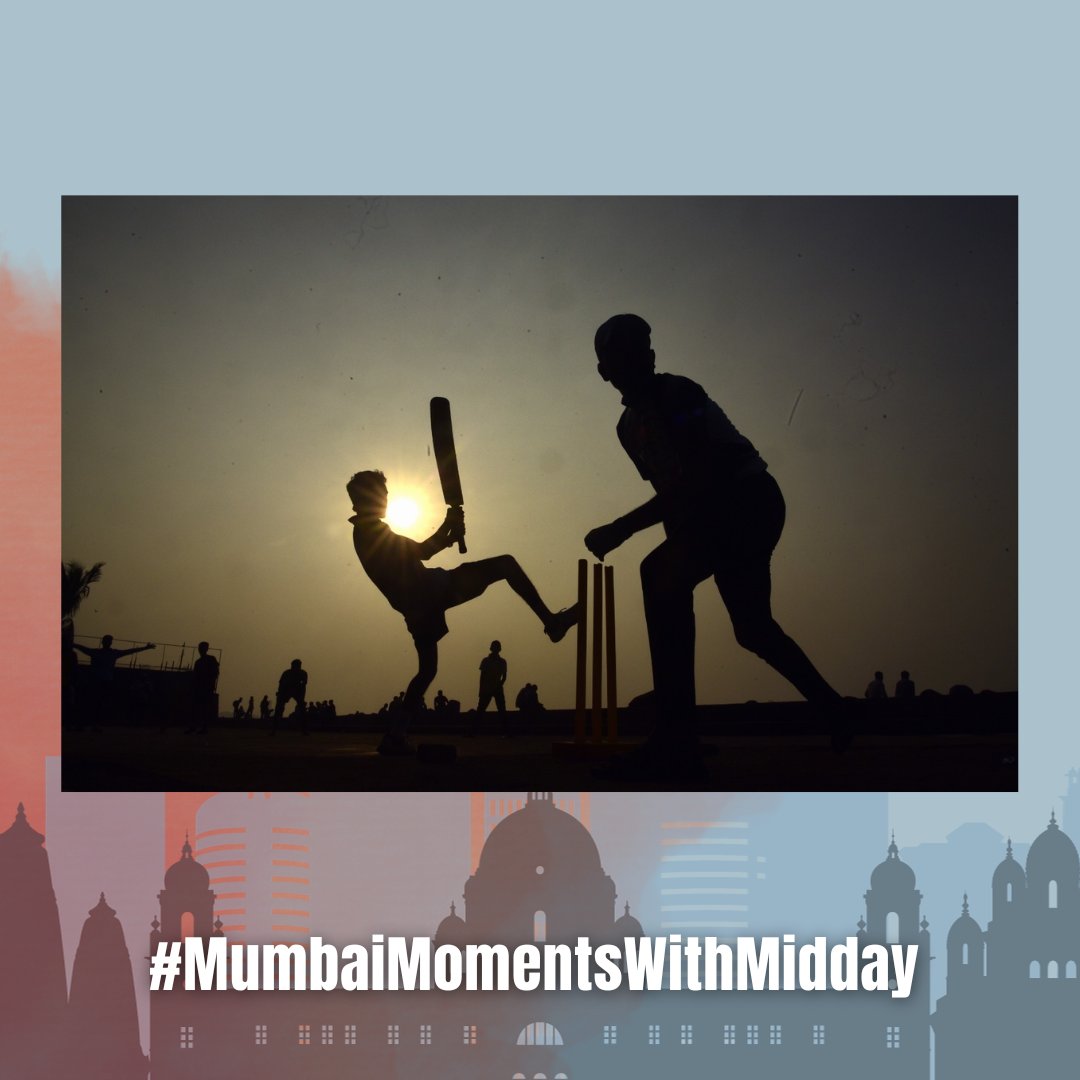 Kids playing cricket at Dadar Chowpatty Discover Mumbai through Midday’s lens. Celebrate everyday moments from across our vibrant City of Dreams. 📸: @iamATULKAMBLE #MumbaiMomentsWithMidday #Photography #Moments #Click #Explore #Mumbai #MumbaiDiaries #StreetsOfMumbai