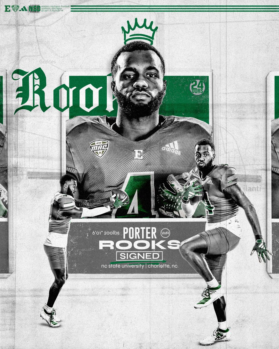 He has many names: PRooks and Porterhouse to name a few...

Porter Rooks just SIGNED!

#ETOUGH ⛓️ #24OURS