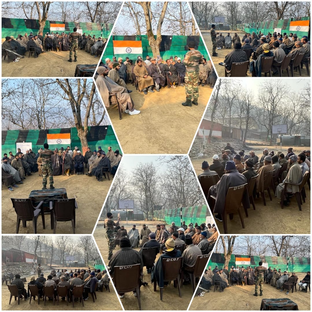 Raziya_Lolabi's tweet photo. Indian Army organized a meeting with PRI members of Vil Tekipora and nearby villages to celebrate International Human Solidarity Day
#HumanSolidarityDay
#KashmirLivesMatter
#SavioursOfKashmir
#SentinelsofLolab
#InStrideWithTheFuture https://t.co/MliEJfDmyJ