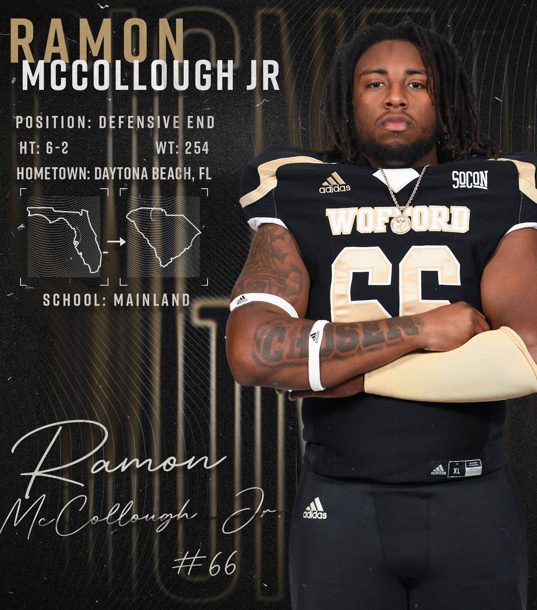 The Terriers welcome defensive lineman Ramon McCollough Jr to the Wofford family!