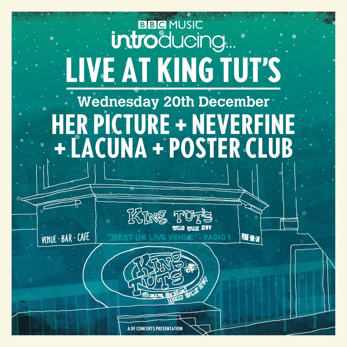 TONIGHT AT TUT'S ⇾ <a href="/bbcintroducing/">BBC Music Introducing</a> live at King Tut's ft. <a href="/herpictureband/">her.picture</a>, <a href="/_neverfine/">neverfine</a>, <a href="/lacuna__music/">Lacuna</a> + <a href="/Posterclub_band/">Poster Club</a> 

FINAL TICKETS ⇾ ktwwh.co/bbc-introducing