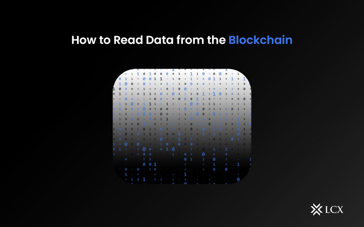 🚀 Unraveling the Blockchain's Secrets: Dive into our blog to learn how to decipher and interpret data on the blockchain like a pro! Read: lcx.com/how-to-read-da…