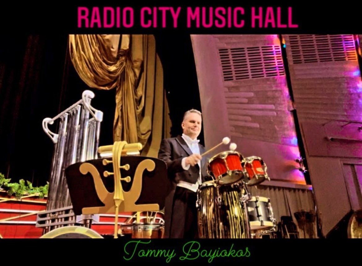 🎅🏼🥁🥁…..#Drummer #Actor #Show #RadioCity #LittleDrummerBoy #TommyBayiokos #AHolidaySpectacular