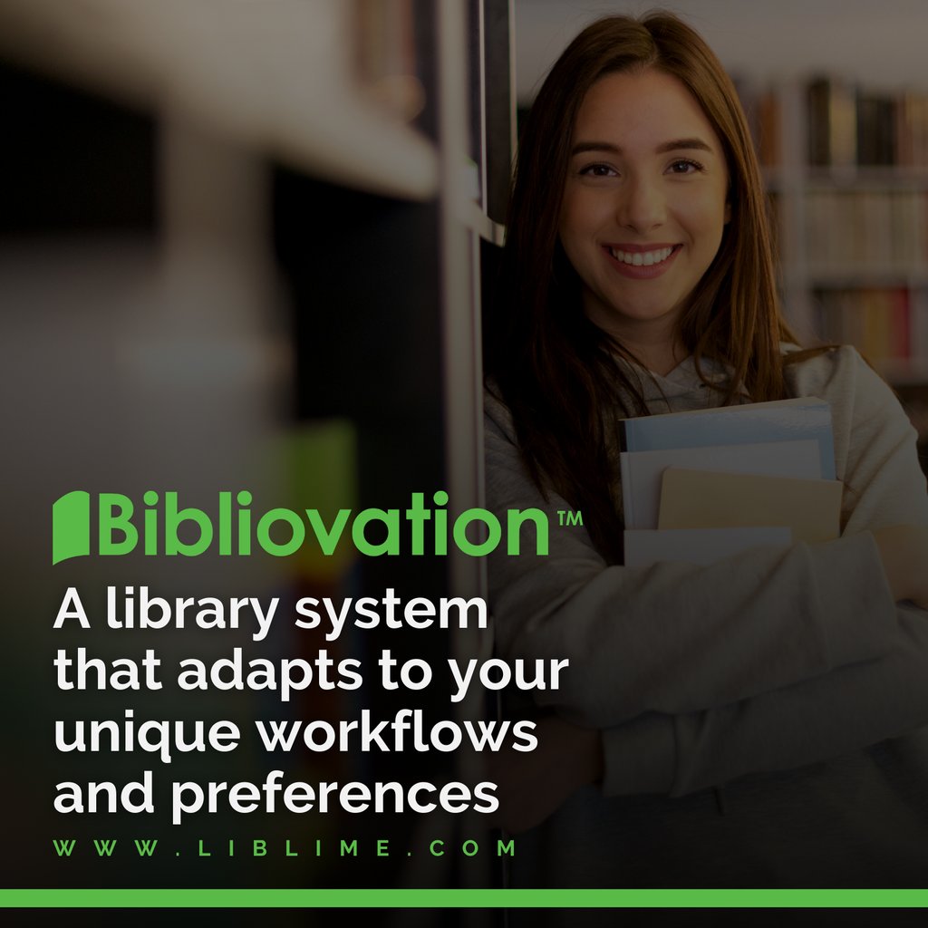 LibLime's tweet image. Envision a library system that adapts to your unique workflows and preferences. Liblime&apos;s Bibliovation platform allows for customization, ensuring everything aligns with your distinct needs for maximum efficiency. 

#books #reading #librarysolutions #innovation #libraries