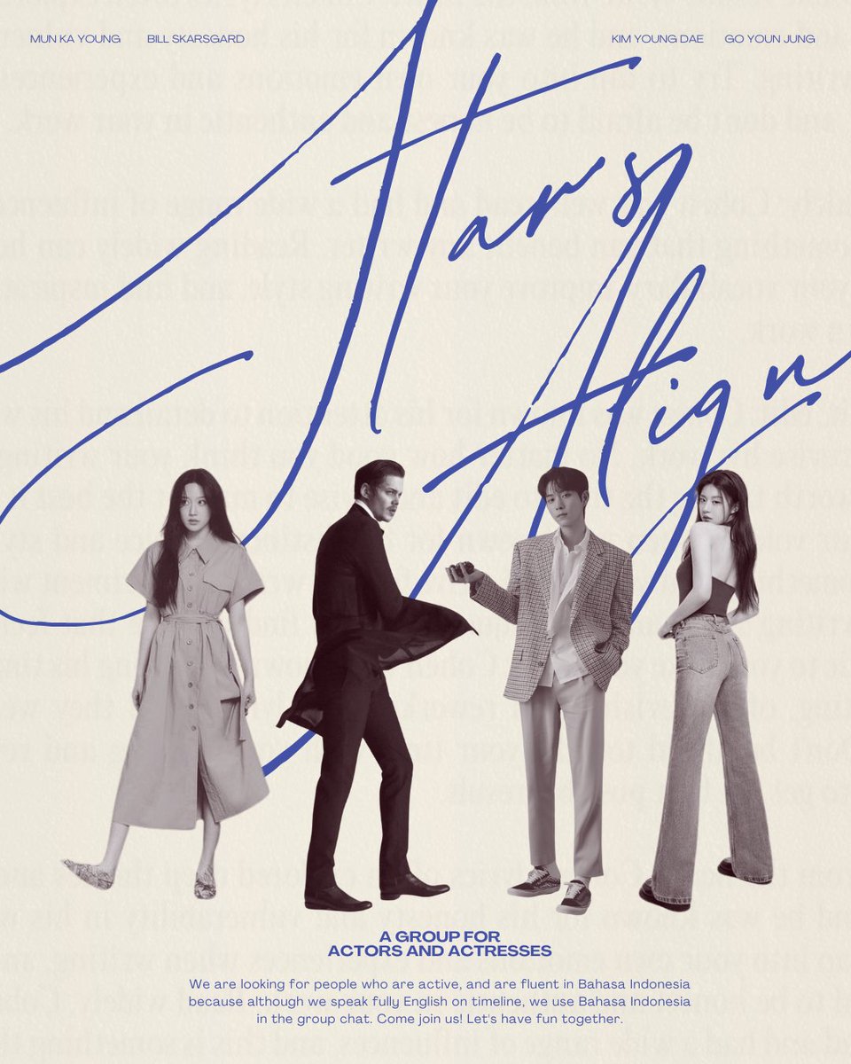 The stars once aligned and sent many bright stars to Earth, where they became adored actresses and actors. As of right now, four stars have found one another, and they are searching for more stars worldwide.