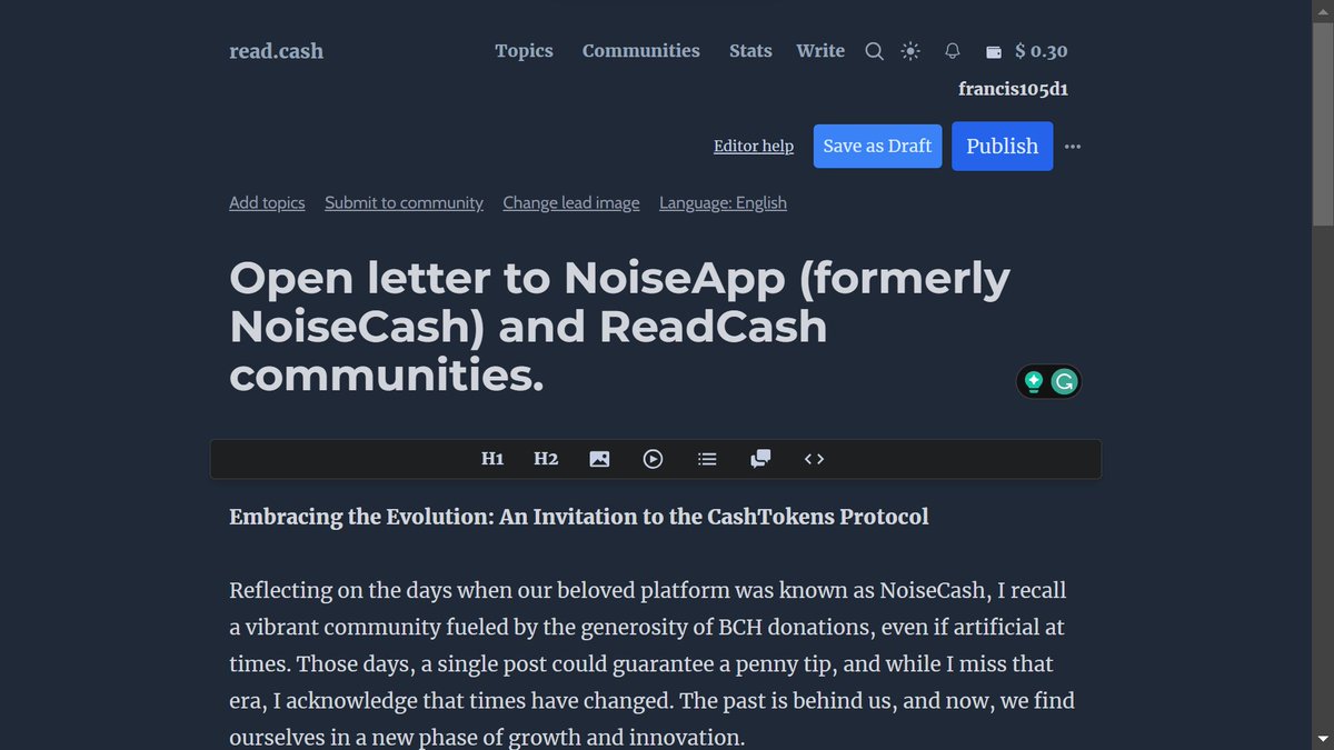 francis105d1's tweet image. Open letter to NoiseApp (formerly NoiseCash) and ReadCash communities.

read.cash/@francis105d1/…

#Club1BCH #ReadCash #NoiseCash #NoiseApp #BitcoinCash #BCH #BCHDeFi #CashTokens #DeFi #BitcoinCashDeFi #LayerOne #FuruTokens #GuruNFT #CauldronDEX #TapSwapDEX #DEX #DEXes #BitcoinBCH