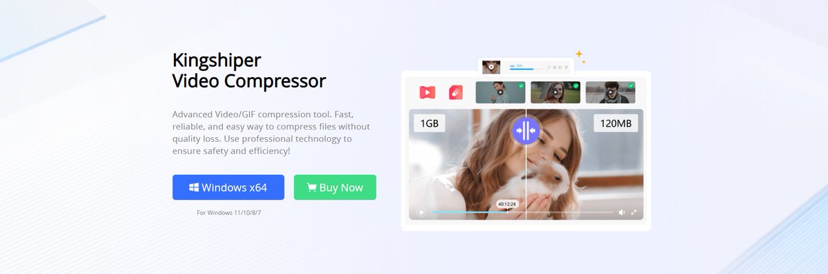 ShiperKing's tweet photo. 🔥Kingshiper Video Compressor New Release!
The best tool to help you compress videos and gifs with no quality loss.
Product Page🔗: https://t.co/9Et80STwJc
#compressvideo #gifs #compression #compressor #files #reducesize #VIDEOS https://t.co/LdWvJhGkoc