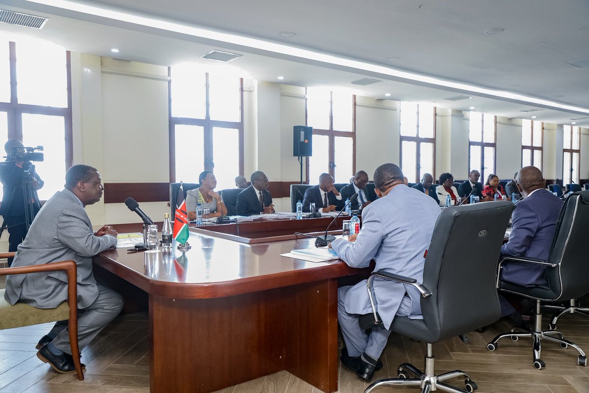 Hon. Justin Muturi, EGH (@honjbmuturi) on Twitter photo This morning under the leadership of <a href="/MusaliaMudavadi/">Musalia W Mudavadi</a>, I attended the inaugural meeting of the Steering Committee on the Government Legislature Agenda and Parliamentary Liaison at his Railways Headquarters office. This morning under the leadership of <a href="/MusaliaMudavadi/">Musalia W Mudavadi</a>, I attended the inaugural meeting of the Steering Committee on the Government Legislature Agenda and Parliamentary Liaison at his Railways Headquarters office.