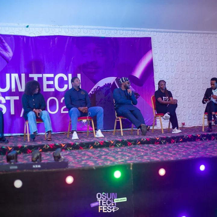 melove4's tweet photo. Take me back to #OsuntechFest

Slide 1: Host of the Event, Adewumi Titus, CEO, Zazzy Consults

Slide 2: Special Adviser, Hon. Badmus Azeez 

Slide 3: Hon. Comm., for Science, Technology, Innovation and Digital Economy, Hon Maruf Ayofe.

Slide 4: Panel Session 

@osuntechfest https://t.co/nIibXaF9x8