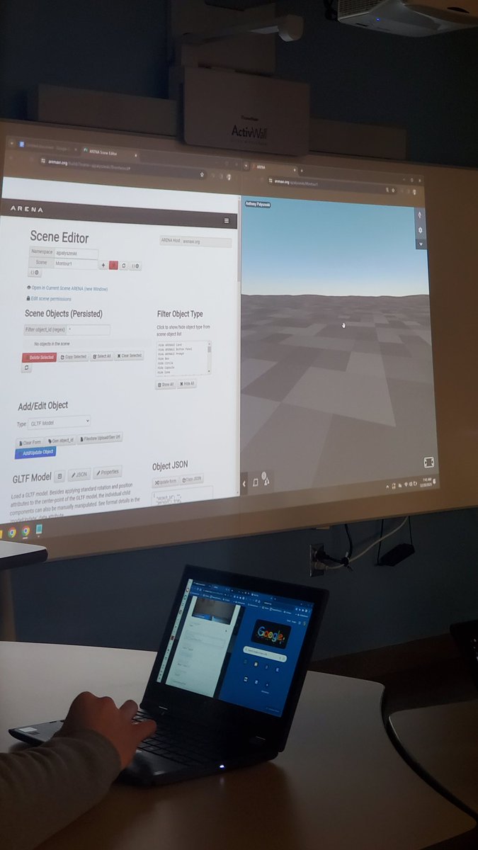 Gina M. Ligouri (@g_ligouri) on Twitter photo Starting our day with Anthony from <a href="/cmuetc/">CMU's Entertainment Technology Center</a> <a href="/cmuetcK12/">CMU ETC Outreach and Engagement</a> -- working with 'Arena XR' as we begin to turn our cardboard prototypes to VR! This is awesome software! #PBL #HonorsIntegratedStudies <a href="/hilltopspartan/">Montour High School</a> <a href="/MrsKCrawshaw/">Kylee Crawshaw</a> Starting our day with Anthony from <a href="/cmuetc/">CMU's Entertainment Technology Center</a> <a href="/cmuetcK12/">CMU ETC Outreach and Engagement</a> -- working with 'Arena XR' as we begin to turn our cardboard prototypes to VR! This is awesome software! #PBL #HonorsIntegratedStudies <a href="/hilltopspartan/">Montour High School</a> <a href="/MrsKCrawshaw/">Kylee Crawshaw</a>