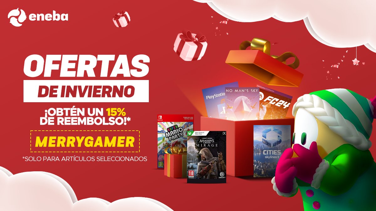 Nueva campaña de invierno! Usa el código MERRYGAMER y recibe el 15% de cashback con cada compra! Visita los artículos que entran en la promoción!
Recuerda visitar con mi enlace: ene.ba/imcabolo