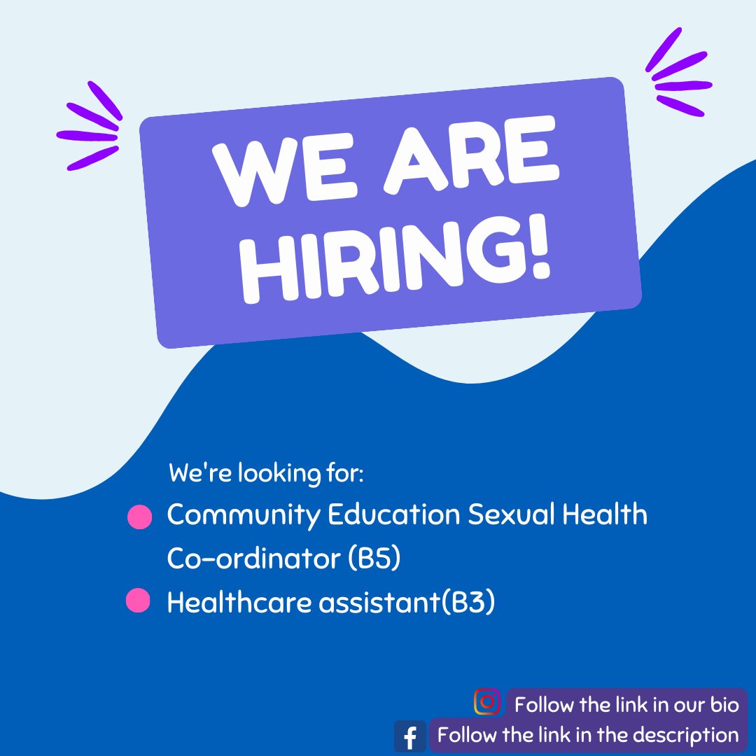 We have some exciting job roles available. Follow this link cutt.ly/PwDgrbXE to find out more