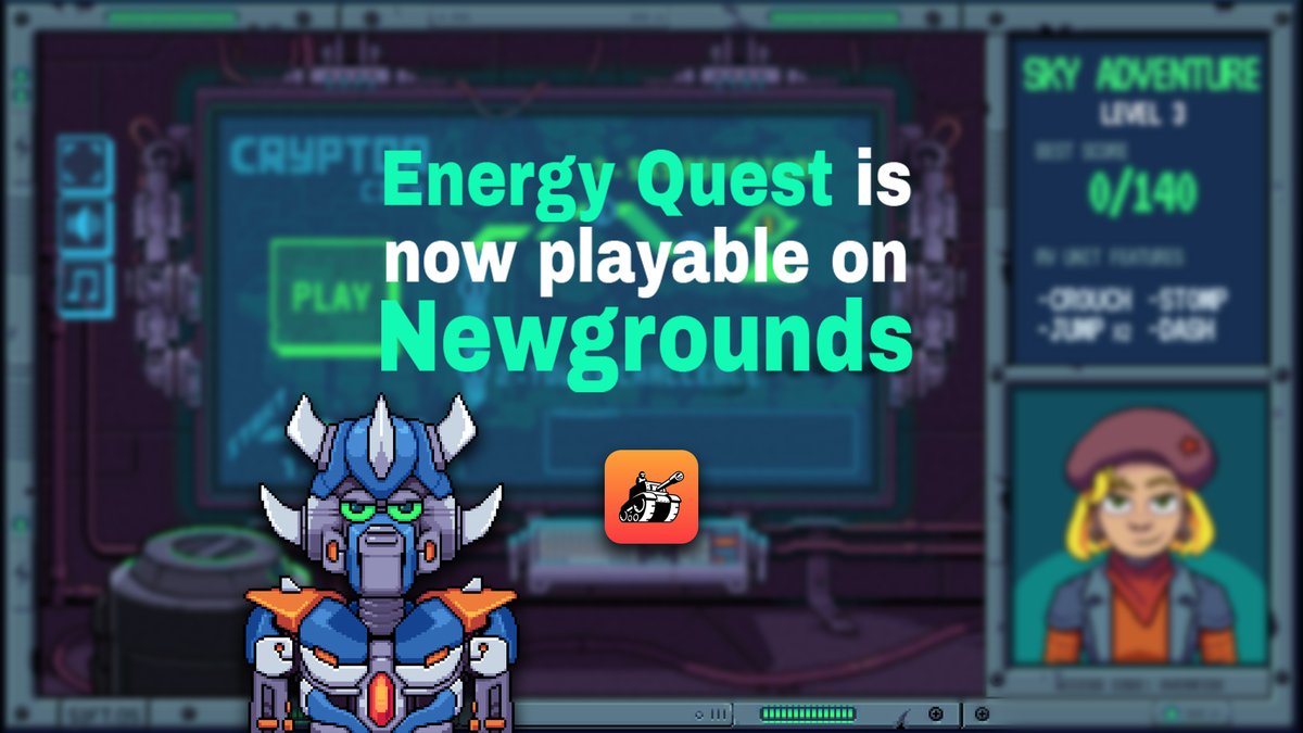 Our third game “Energy Quest is now playable on <a href="/Newgrounds/">Newgrounds.com</a>! 🎮
It already has more than 6000 players, come and test it! 🤩

🔗 newgrounds.com/portal/view/90…