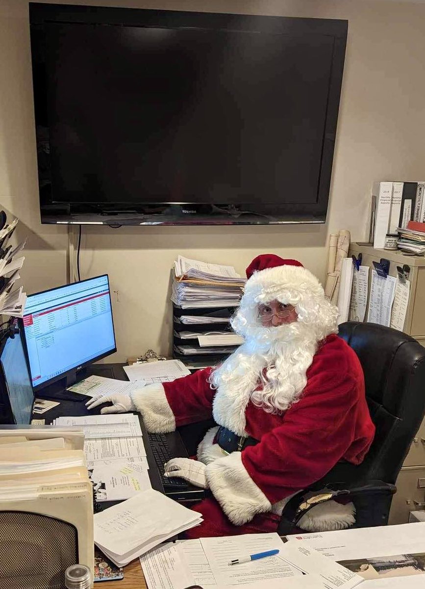 Santa is making a list and checking it twice!