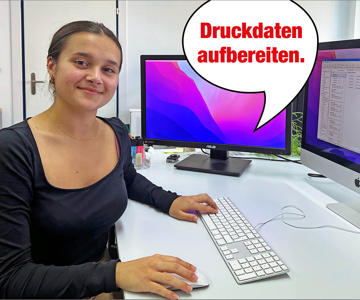 PermapackAG's tweet photo. «Für die Lehre zur Polygrafin ist es wichtig, dass man ein Auge für Formen, Farben und Texte hat», sagt Soraija Weber, unsere Lernende im 1. Lehrjahr. Im Interview mit Soraija gibt es noch mehr zu diesem Ausbildungsberuf zu erfahren: https://t.co/L8YLKNIQ7l
#lehrberuf #polygraf https://t.co/XqoJGydOxA
